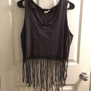 Fringe tank top